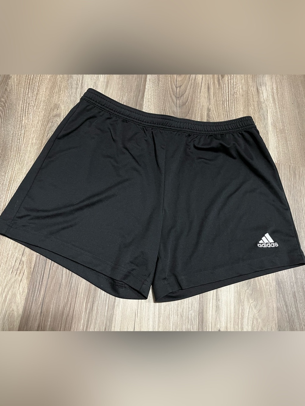 adidas Black Women's Athletic Shorts with Logo